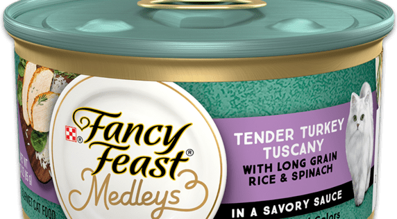 Fancy Feast Medleys Tender Turkey Tuscany With Long Grain Rice & Spinach In A Savory Sauce